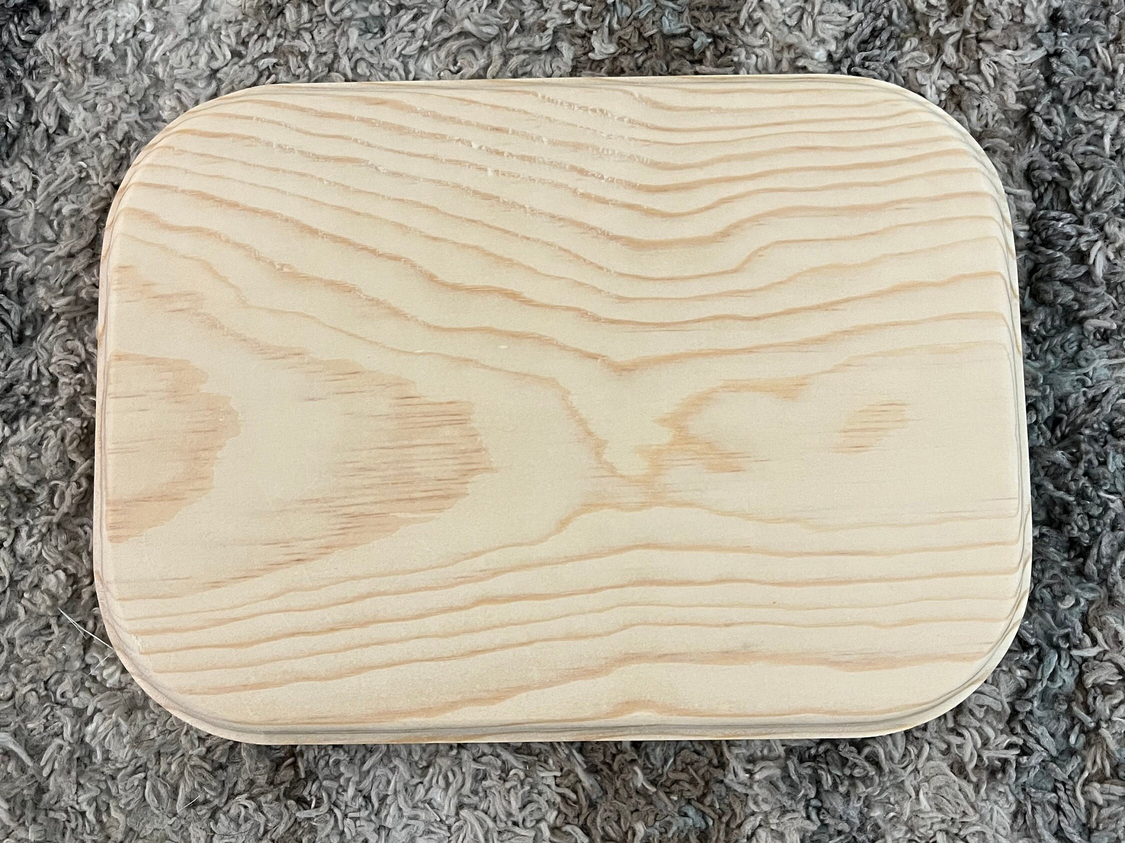 Unfinished Wood Plaques With Rounded Edges 3.5