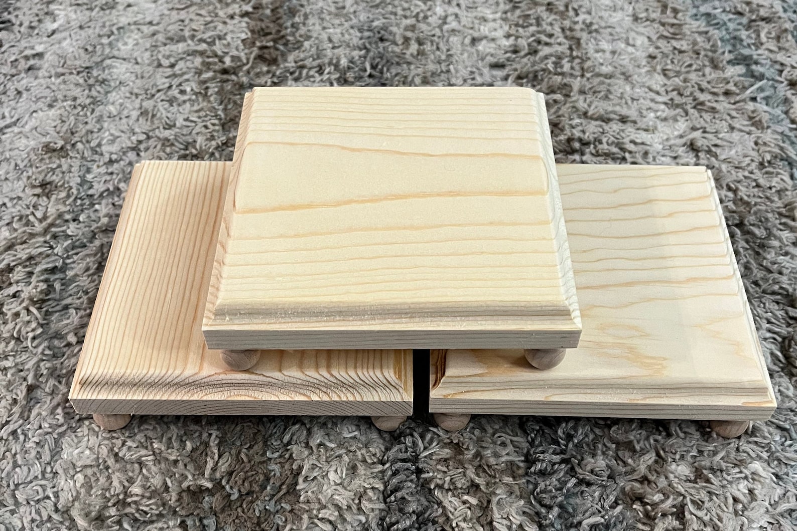 Unfinished Wood Riser With Multiple Edge Profile Options 5