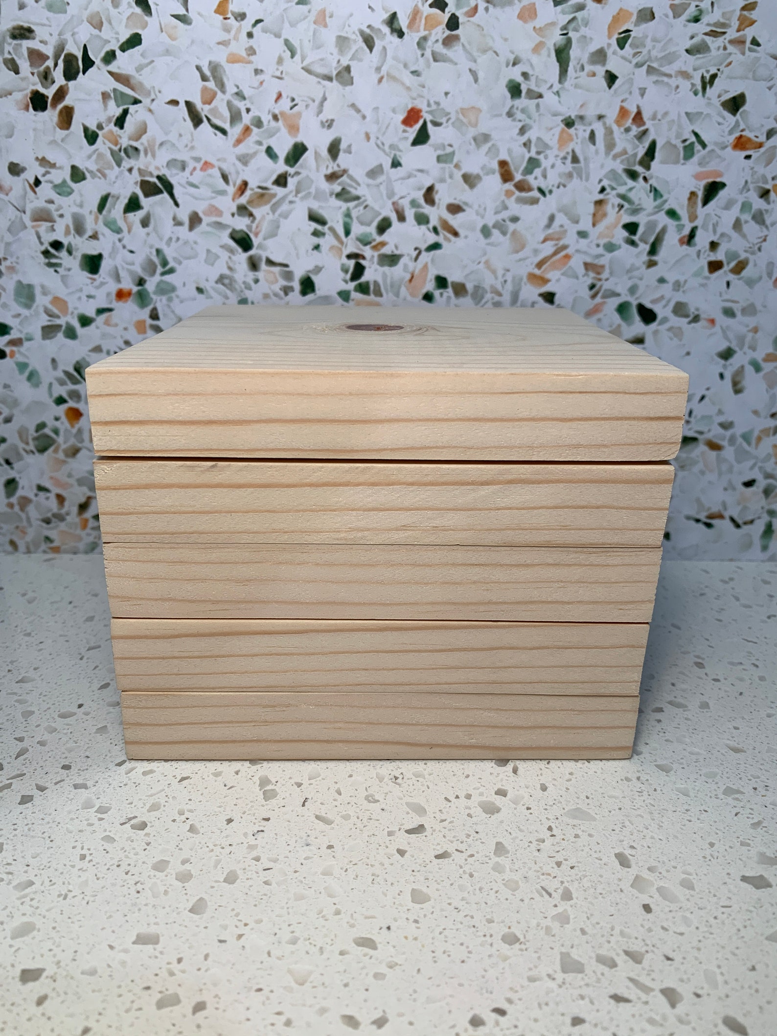 Unfinished Wood Plaques 5 X 5 & 3/4in Thick 5 Etsy