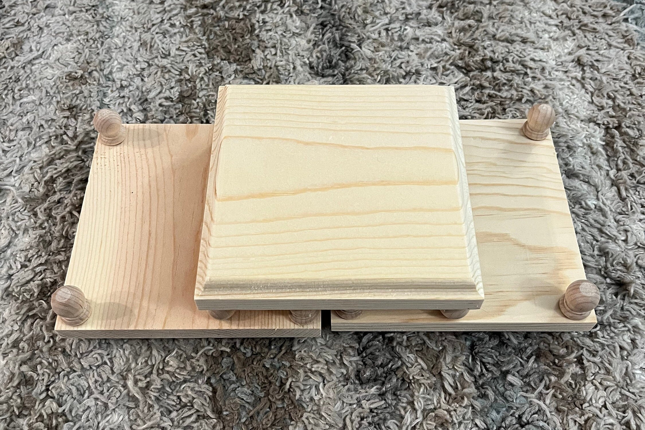 Unfinished Wood Riser With Multiple Edge Profile Options 5