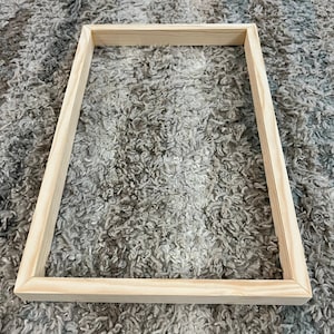 25 Wood Frames, No Hardware or Glass, Bulk Wood Frames, 5x10 Wood Frame, Unfinished  Wood Frames, Wood Crafts Supplies, DIY Wood Frames 