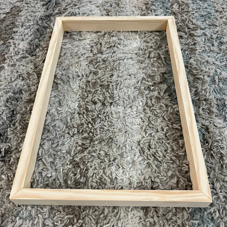 Blank Unfinished Pine Wood Craft Frames Paintable and Stainable Etsy