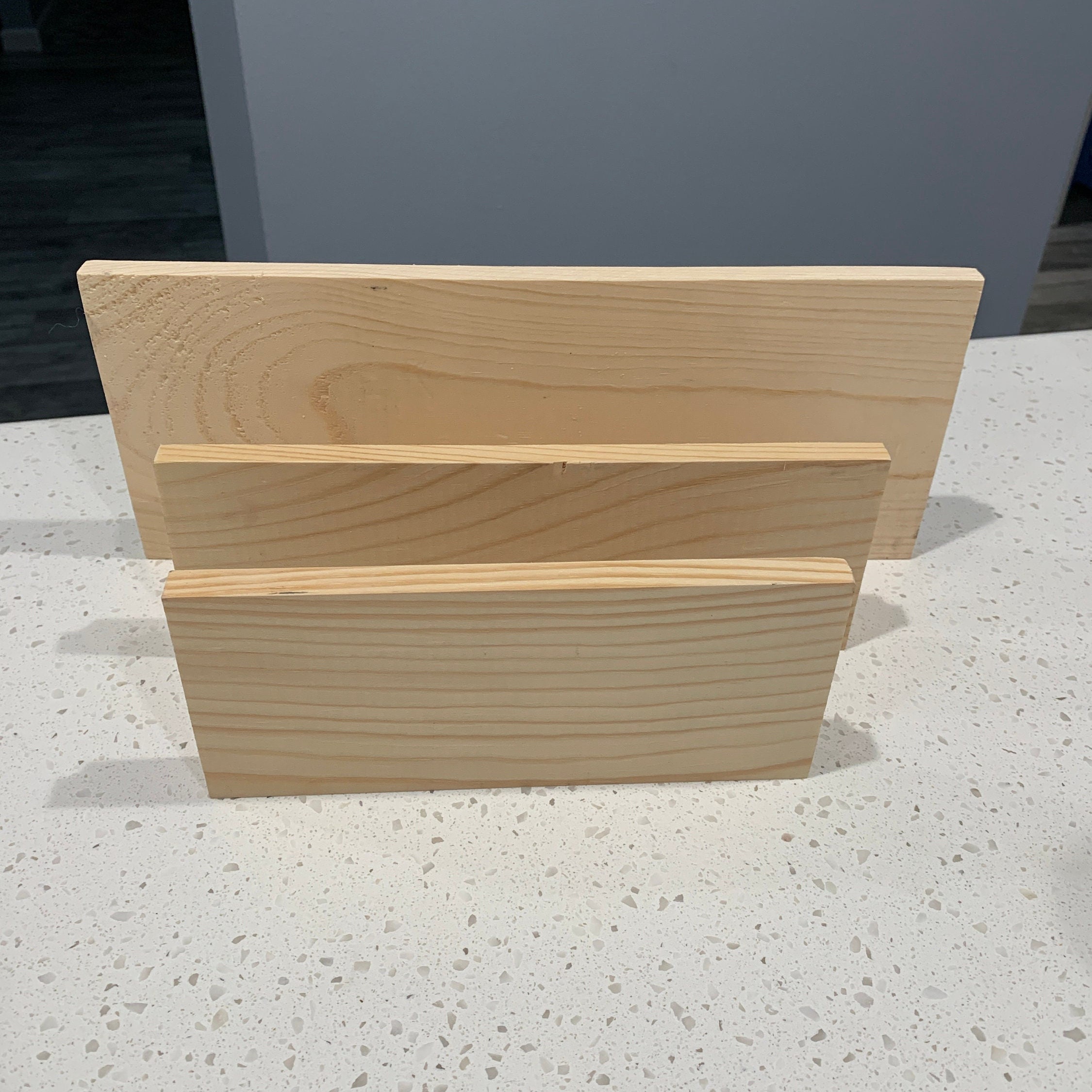 Unfinished Wood Shelf Sitters 3.5 5.5 7.5 Etsy