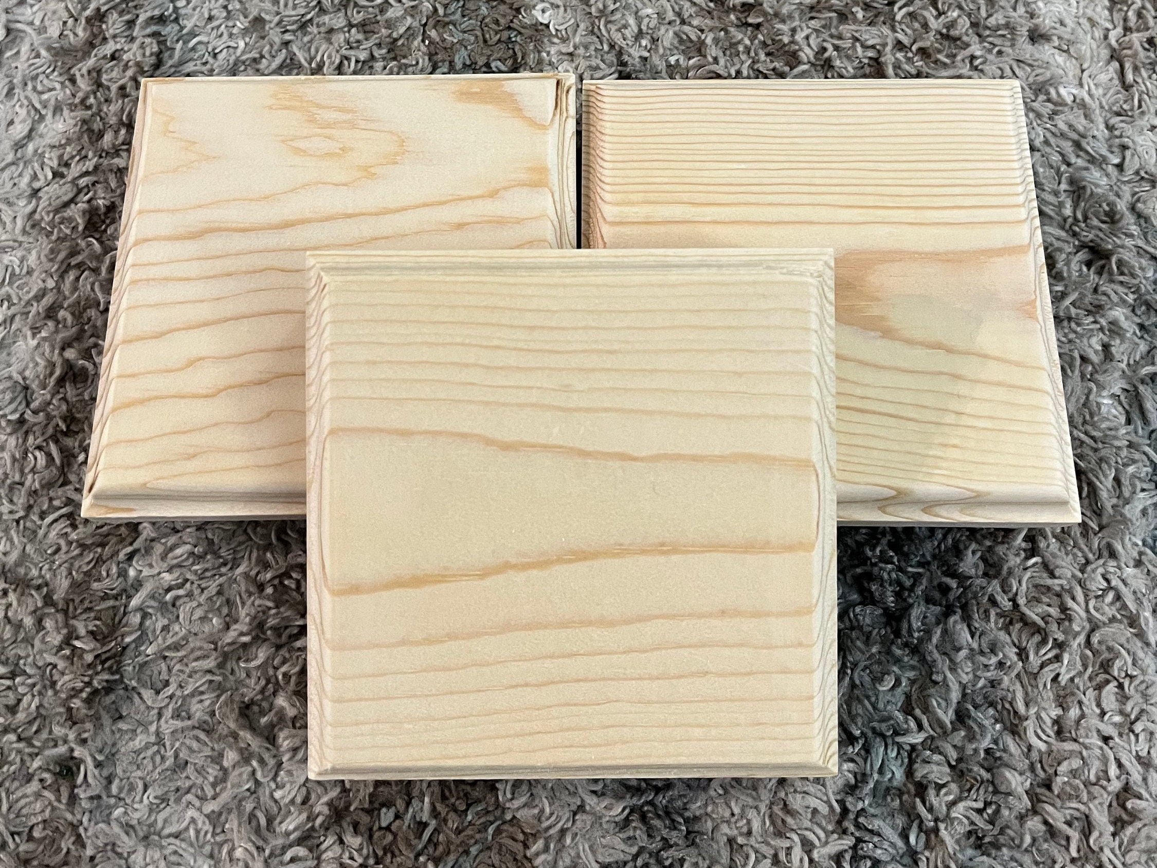 Unfinished Wood Riser With Multiple Edge Profile Options 5