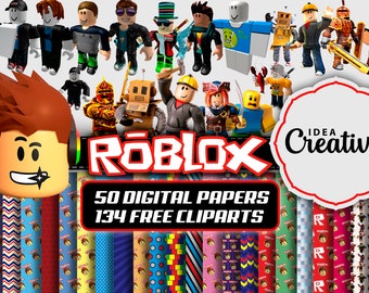 Video Game Paper Etsy - super paper roblox all cards