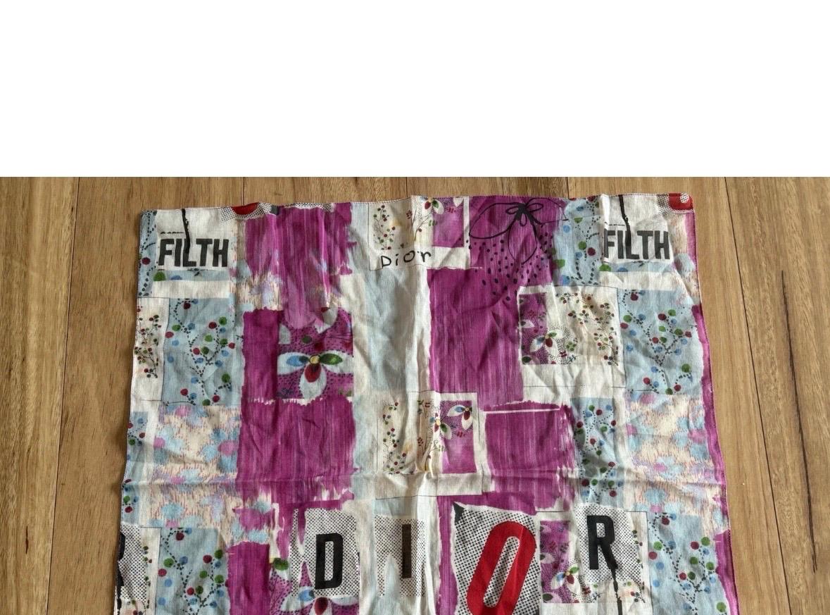 Dior Filth Scarf - Etsy Canada