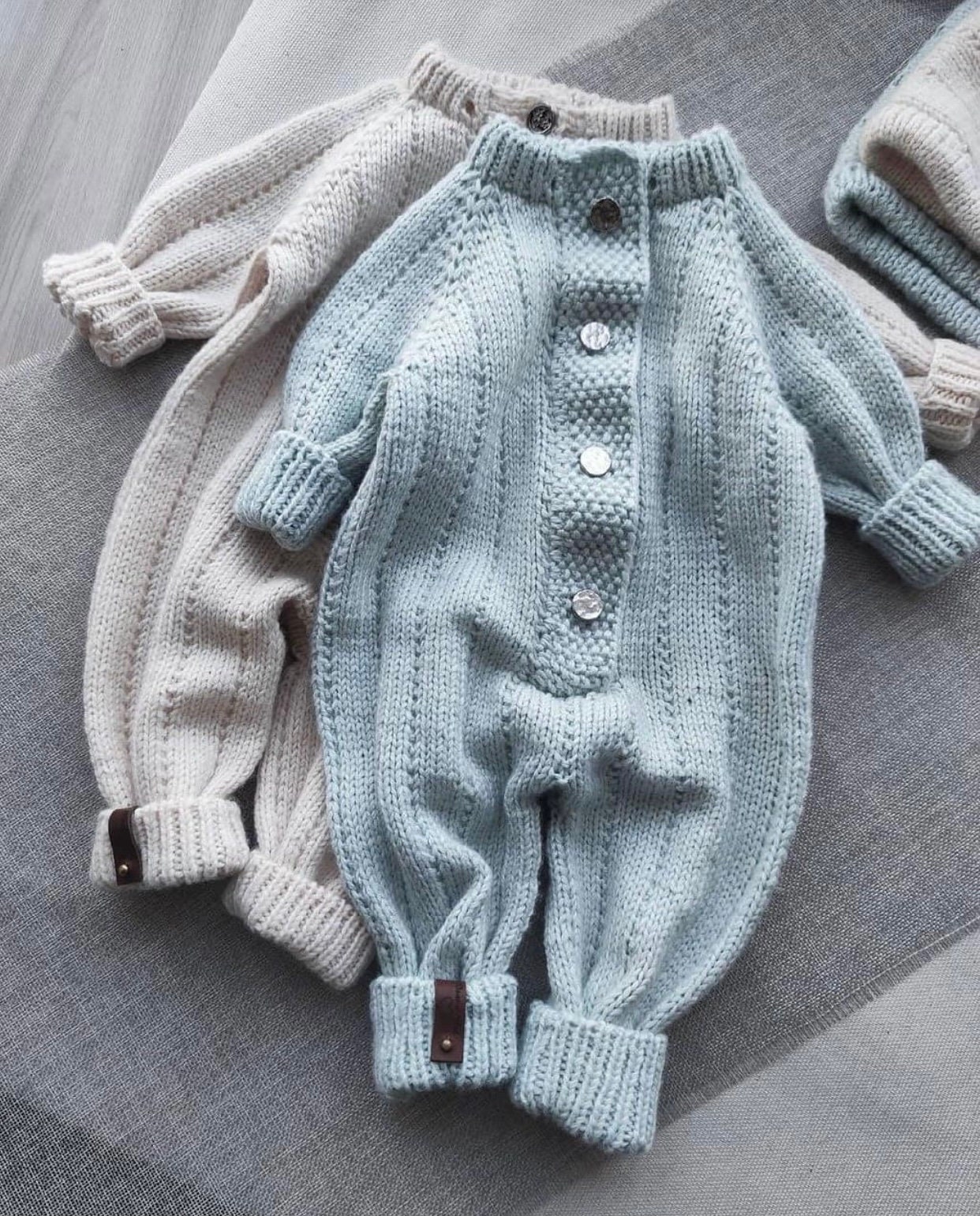 Baby Romper Knitting Pattern PDF, Knit Baby Overall, Toddler Jumpsuit