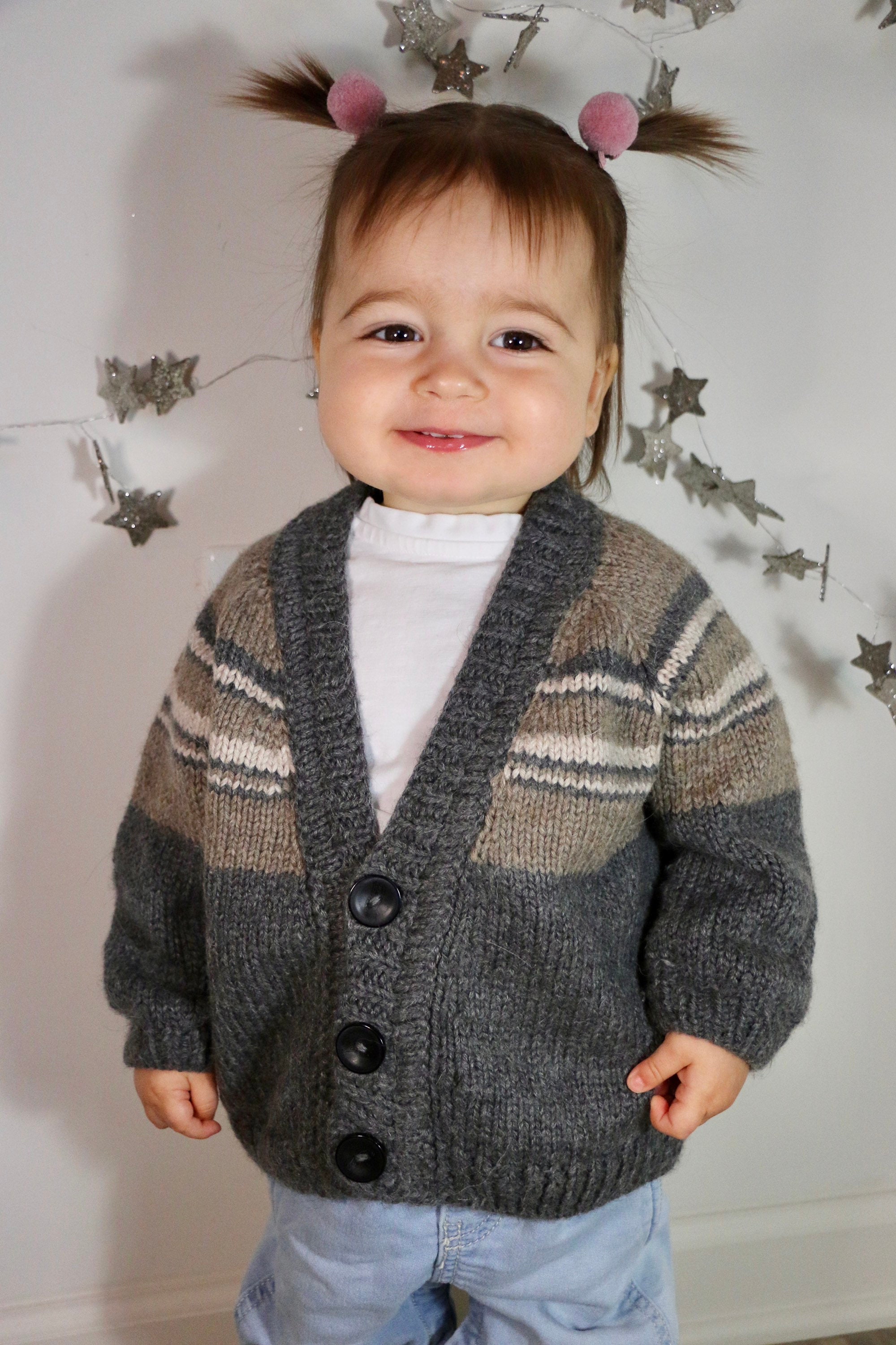 Hand Knitted Baby Cardigan Toddler Boy Cardigan Toddler Etsy