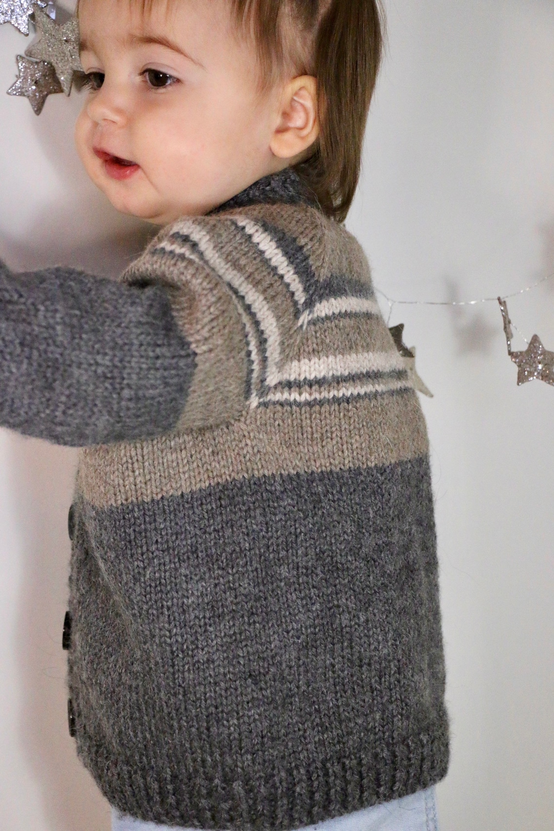 Ropa Bebe 6-9 Meses Niño Cárdigan De Punto Para Bebé Suéter