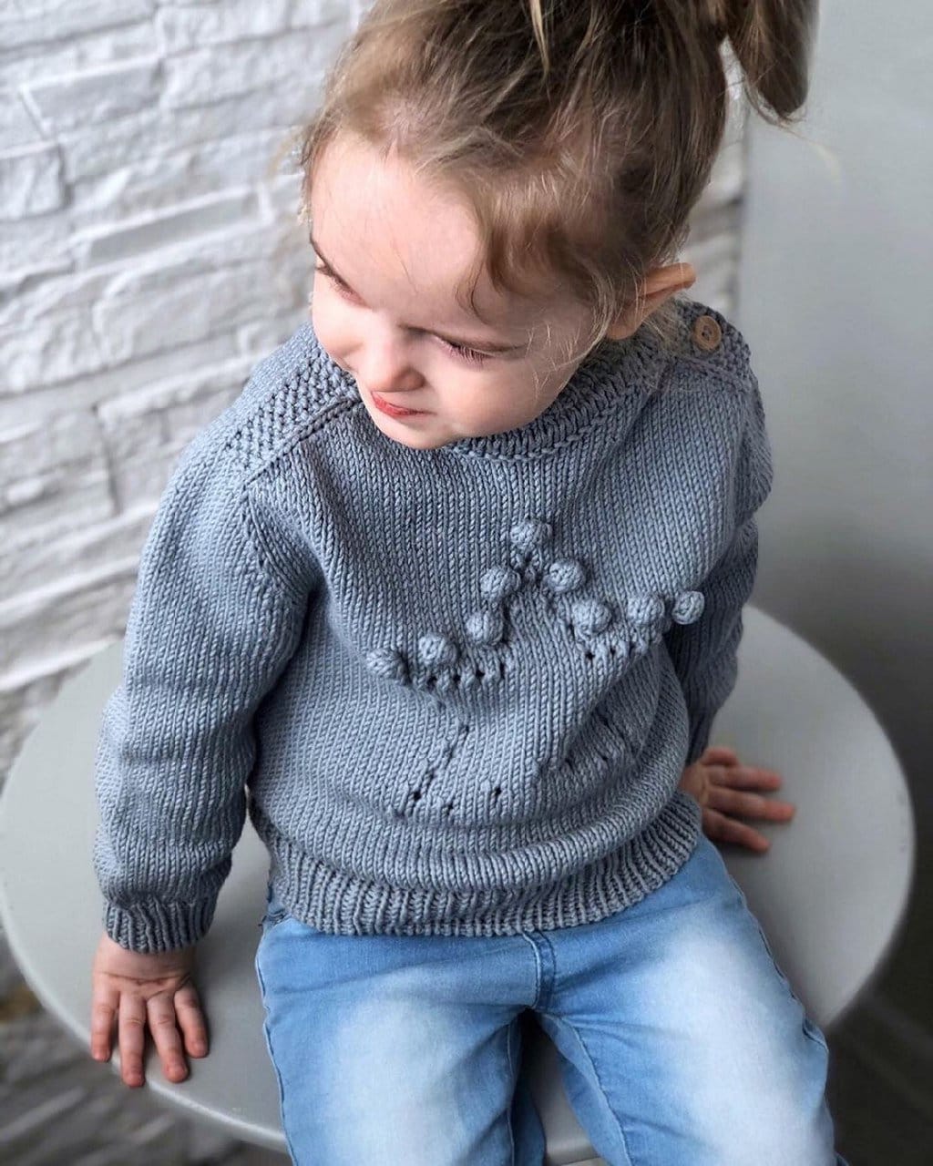 Baby Jumper Knitting Pattern Toddler/Children Sweater PDF Etsy