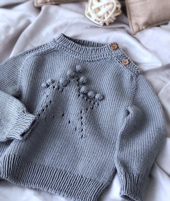 Baby Jumper Knitting Pattern Toddler/Children Sweater PDF Etsy