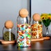 Coffee Bottle Glass Jars Ball Cork Lid Bottle Storage Glass Jar Spicy Bottle Storage Eco Friendly Kitchenware Double Packing Gift 