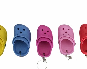 Clog shoe Keychain Clog shoe resin keychain Croc Lover Gift