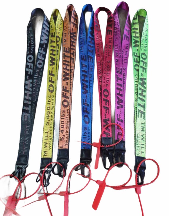 Off white lanyards Etsy
