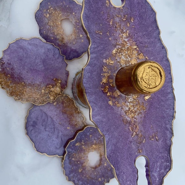 Resin Wine Glass Holder Etsy