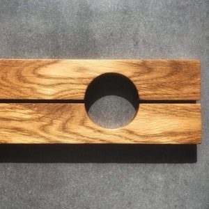 Line Wooden Handles, Solid Oak, Long Minimalist Cabinet Pulls, Wood Drawer Handles, Wardrobe Thin Pulls, Modern wood Handles