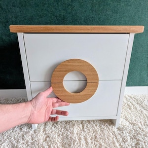 Giant Wood Half moon door pulls handles, Cabinet semicircular hardware, cabinet handles kitchen cabinet handles