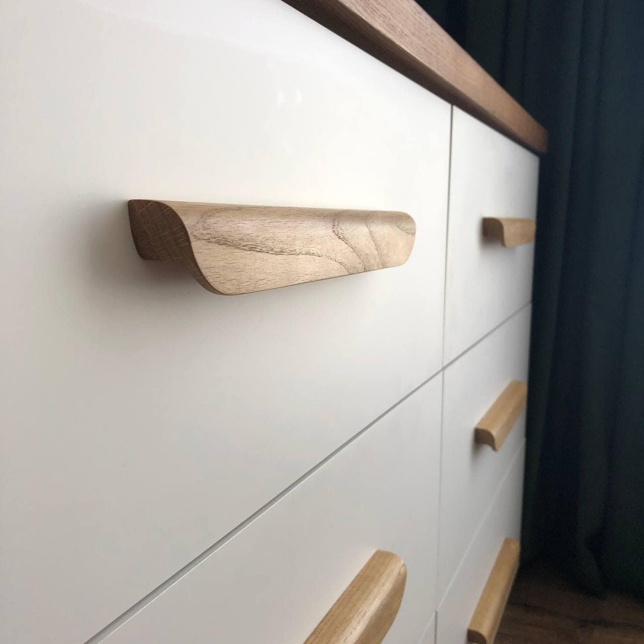 Cabinet Knobs, Line Wooden Handles, Solid Oak, Long Minimalist Cabinet Pulls,  Wood Drawer Handles, Wardrobe Thin Pulls, Modern Wood Handles - Etsy
