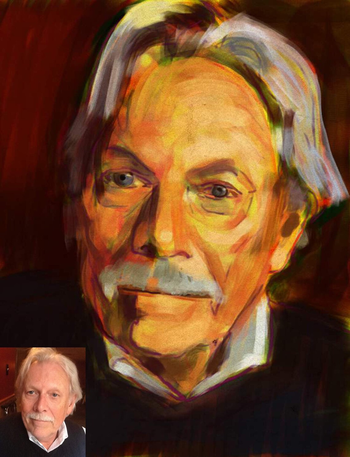Digital art Portrait commission. Detailed Customized Etsy