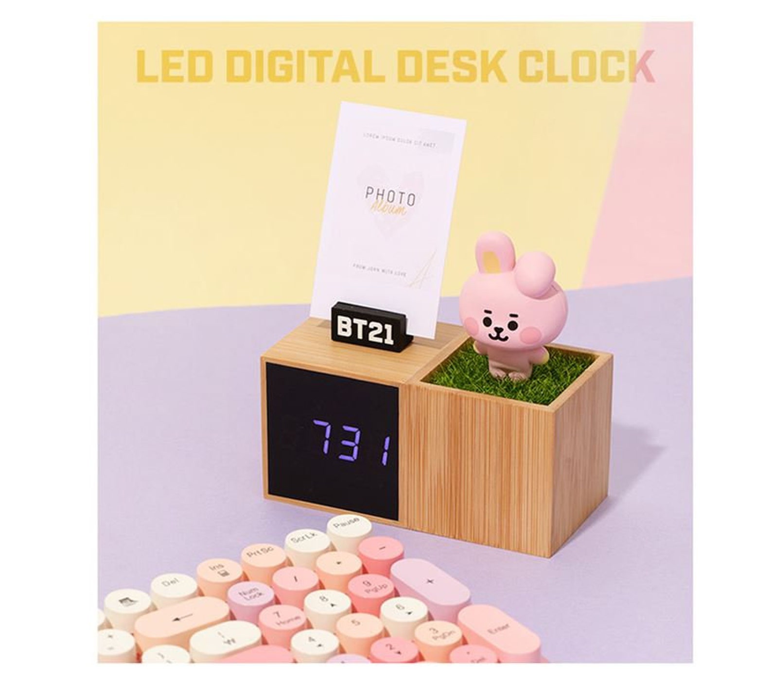 BTS Official LED Digital Desk Clock / army bt21 Etsy