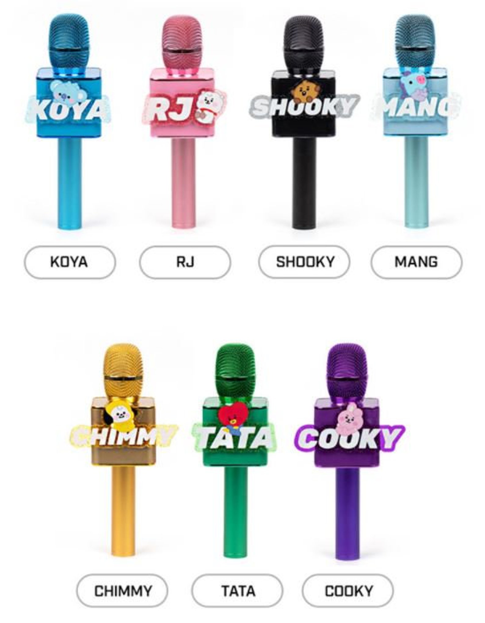 BTS BT21 Official Bluetooth Microphone / Army kpop BTS goods Etsy