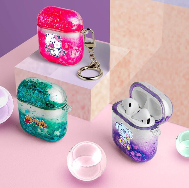 Electronics & Accessories Audio BT21 official Jelly Candy Bling Aqua