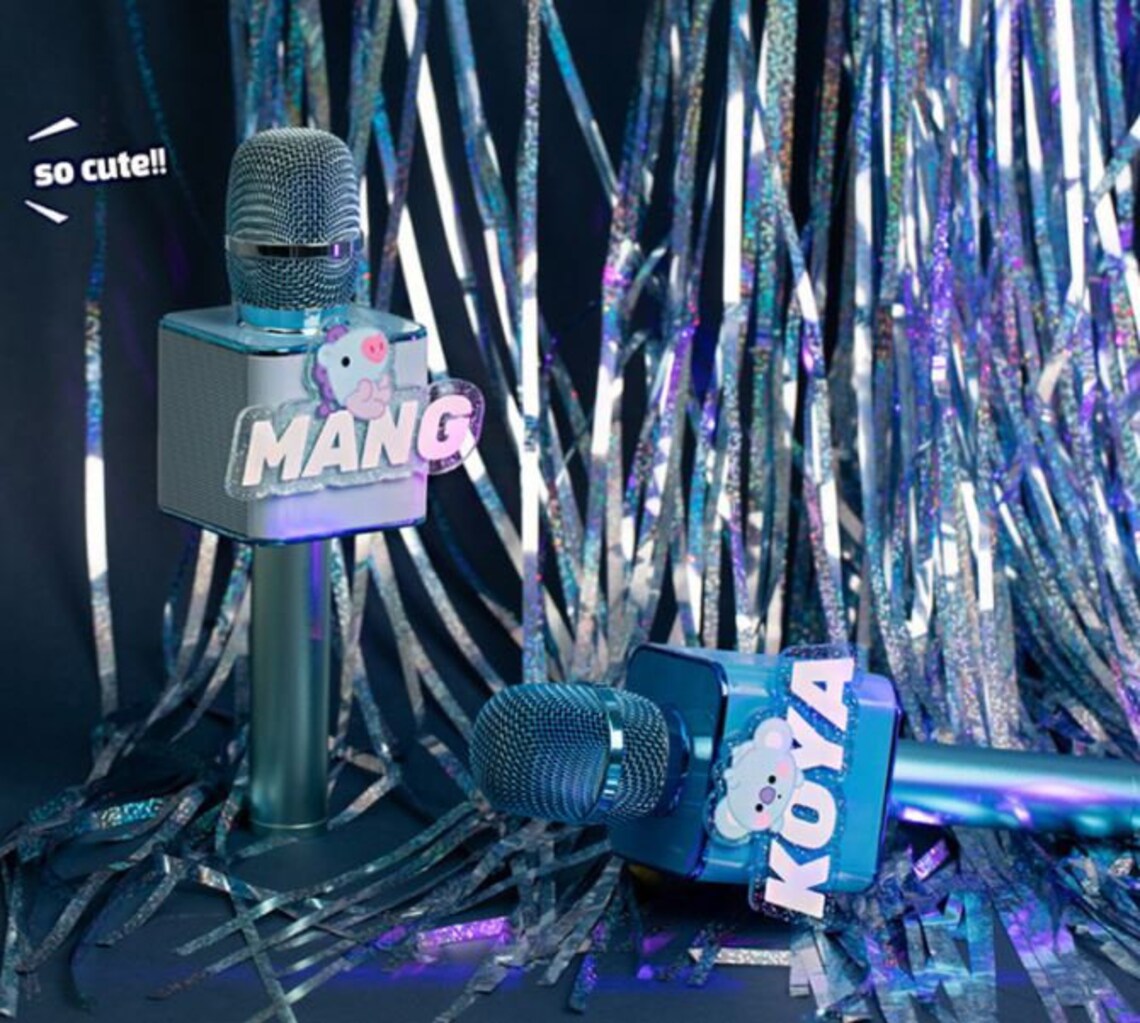 BTS BT21 Official Bluetooth Microphone / Army kpop BTS goods Etsy