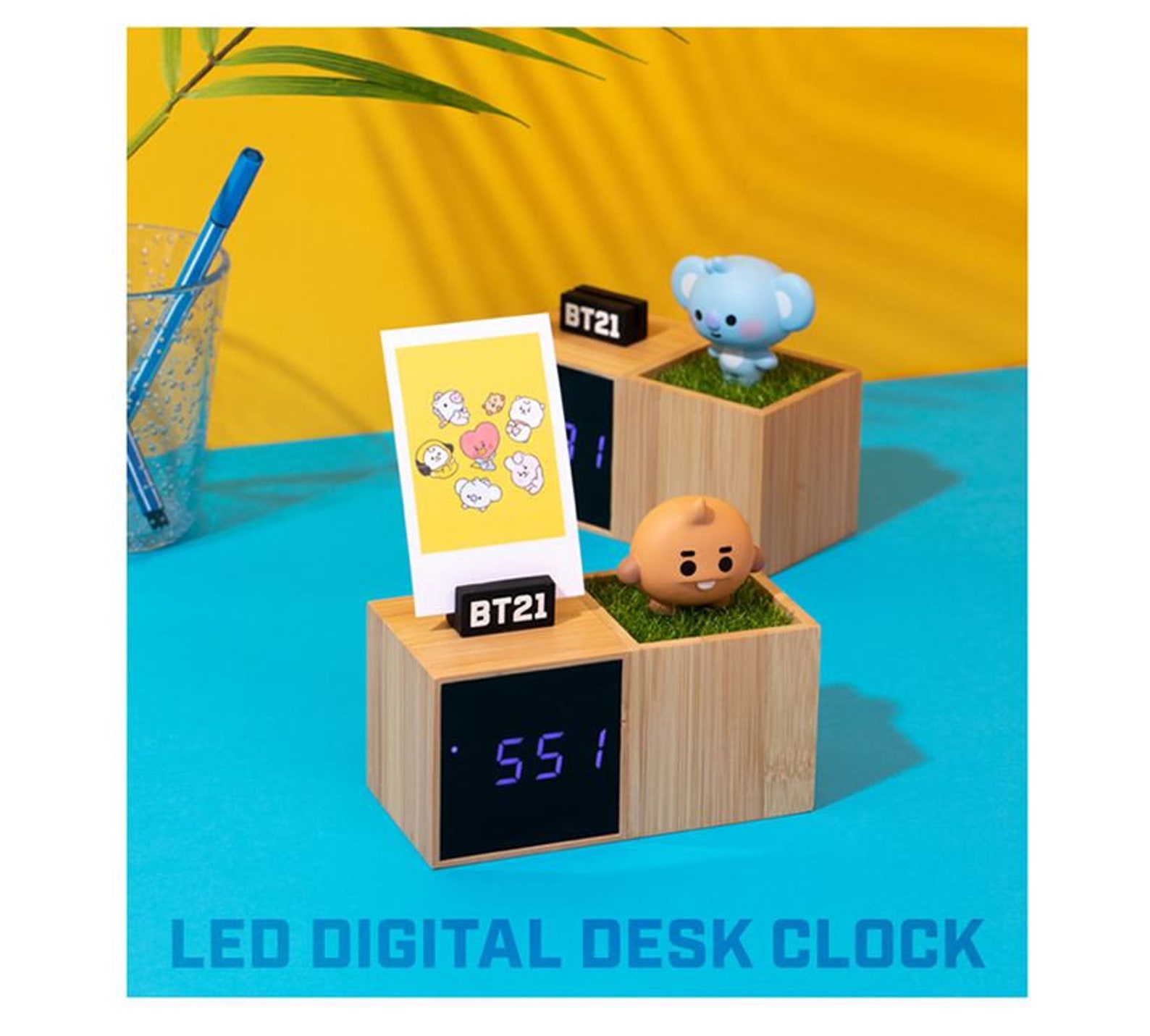 BTS Official LED Digital Desk Clock / army bt21 Etsy