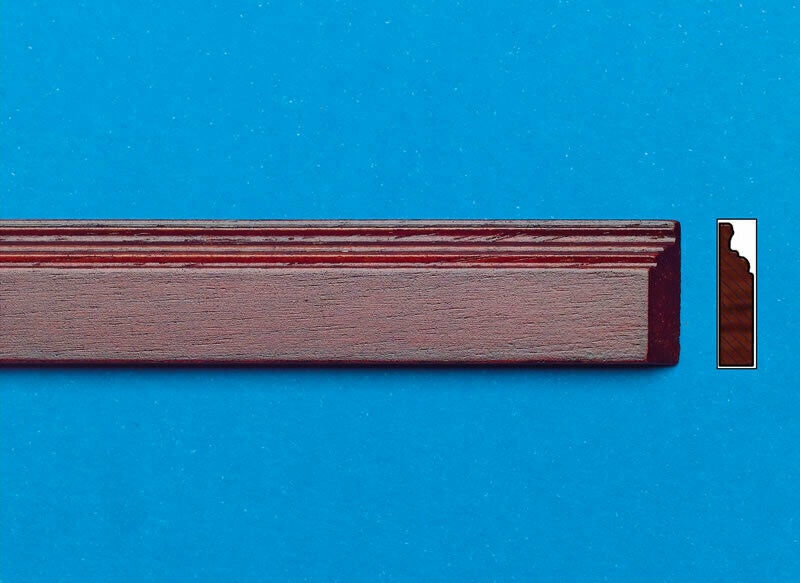 1 Length Of Quality Wood Skirting Board  430mm by 20mm Dolls House Miniature 