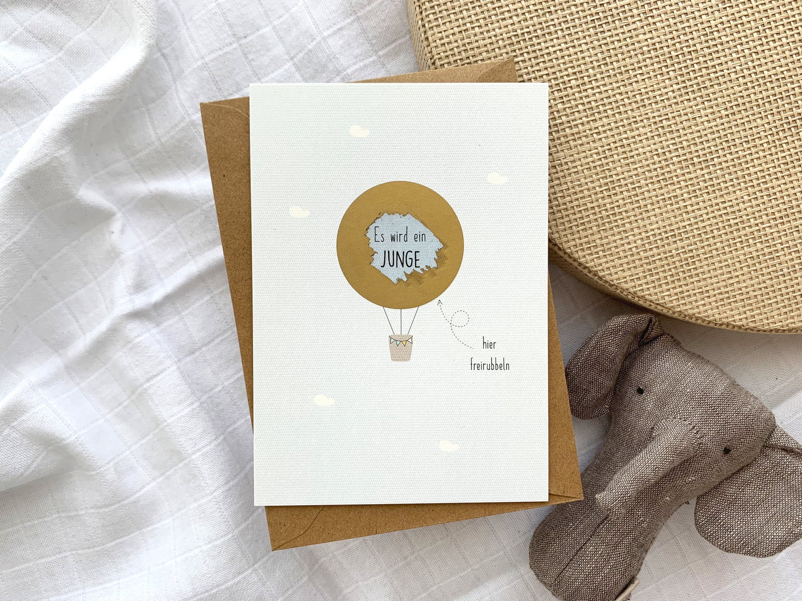 Rubbelkarte Gender Reveal Es wird ein Mädchen Es wird ein Etsy