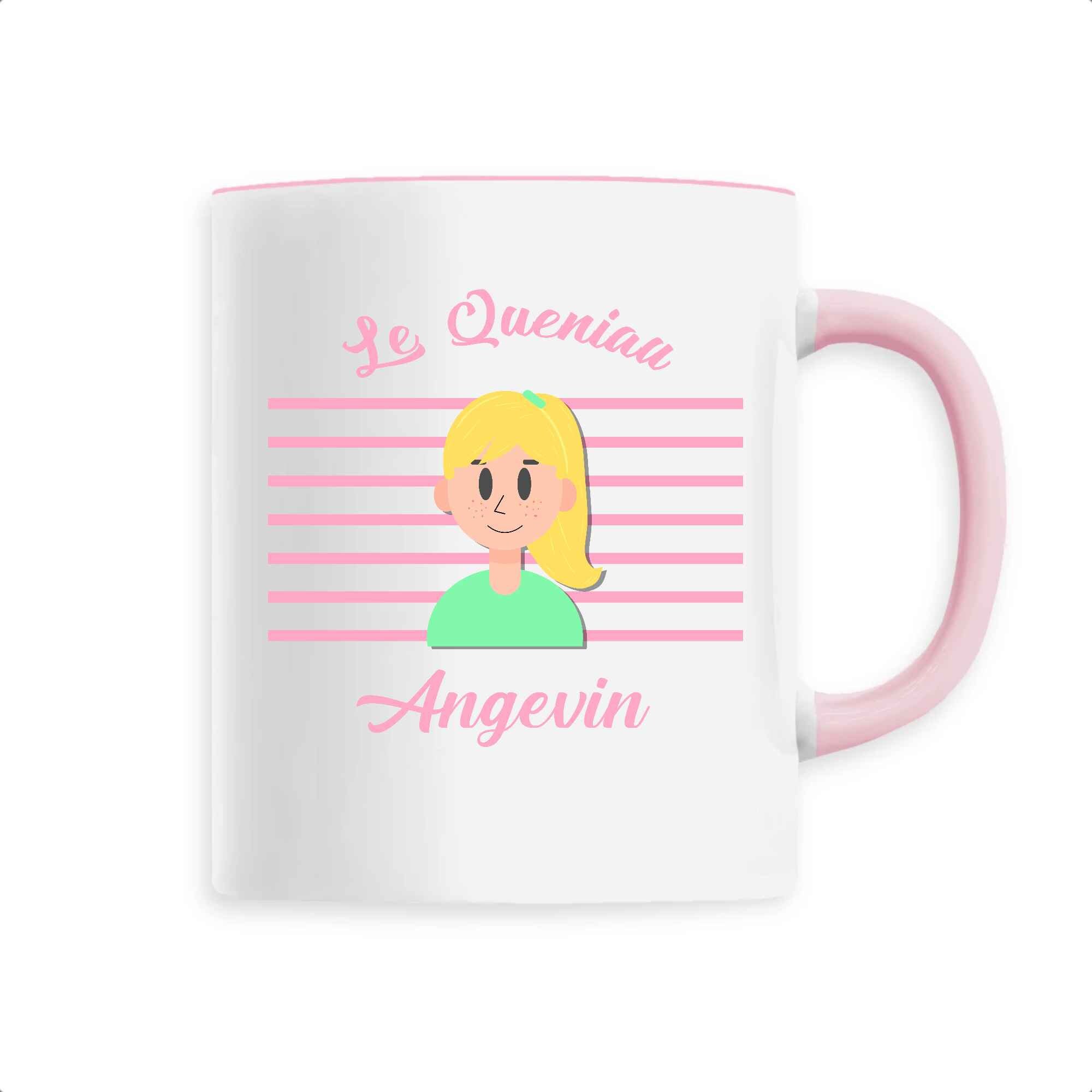 Mug en Céramique Le Queniau Modèle Fille Patois Angevin