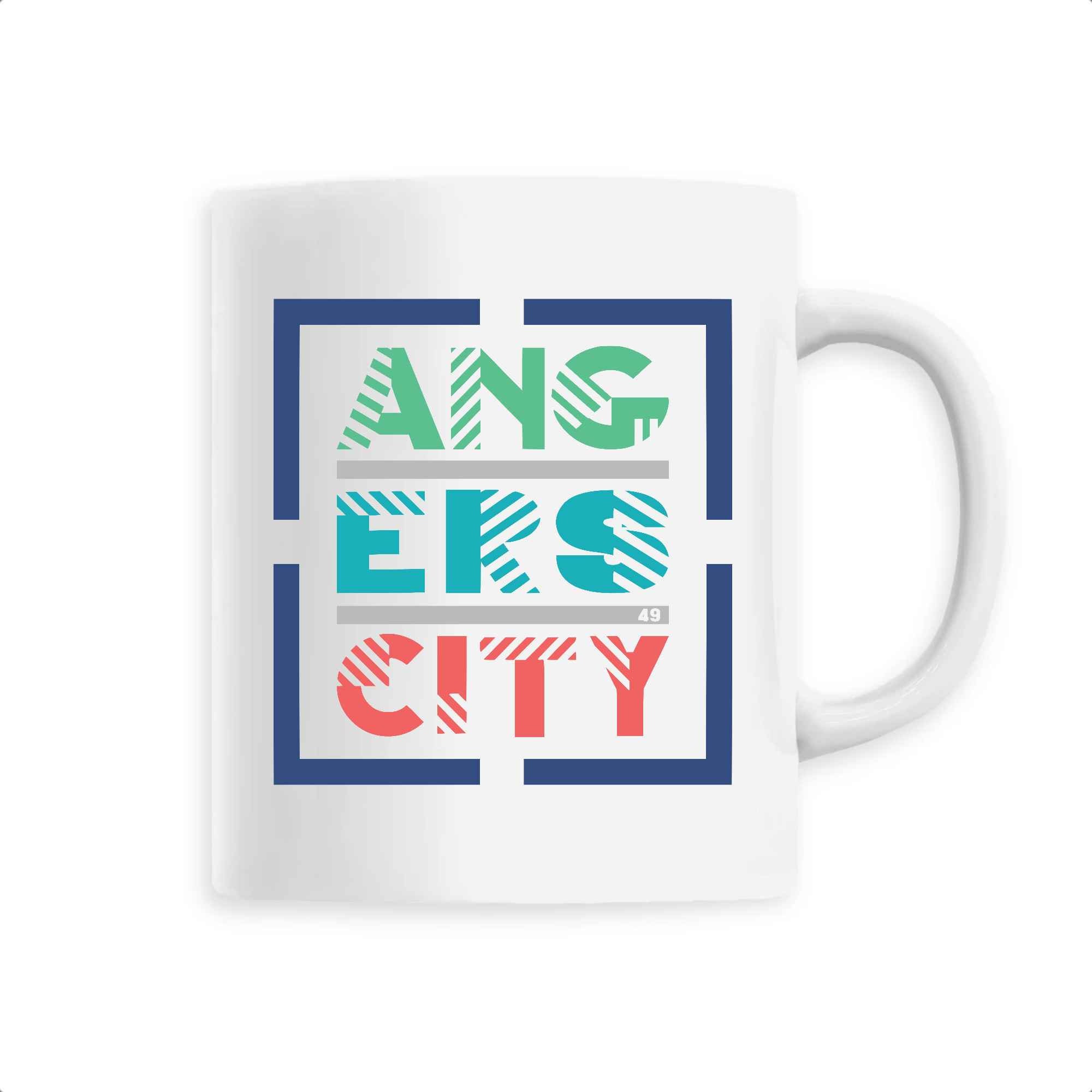 Mug en Céramique Multicolore Angers City