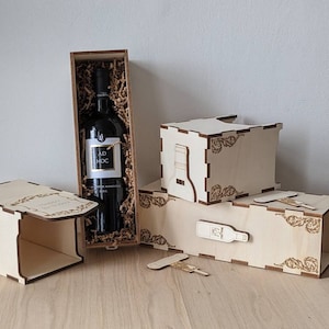 Puzzle Box - Wine/whiskey chest - Design files