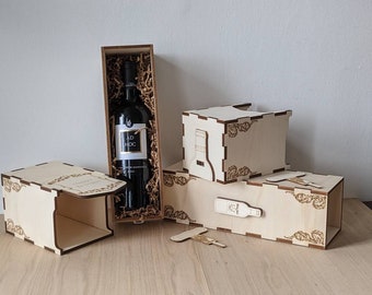 Puzzle Box - Wine/whiskey chest - Design files