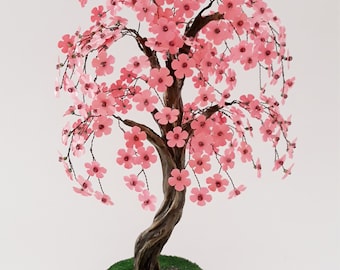 Perlenbaum Draht Baum Baum des Lebens Tischdekoration Hochzeitgeschenk Geburtstagsgeschenk rosa