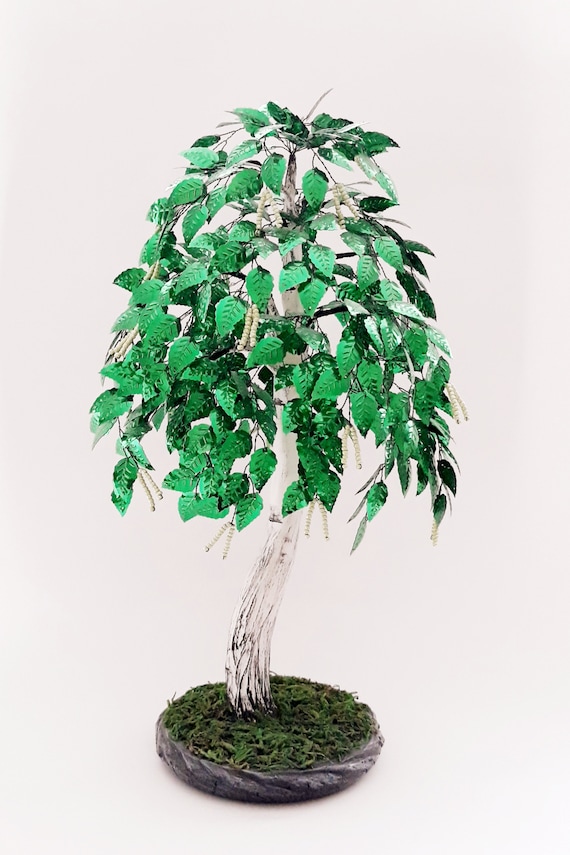 Birke Perlenbaum Draht Baum Geschenk fr Hochzeit Baum des Lebens  Muttertaggeschenk - Etsy.de