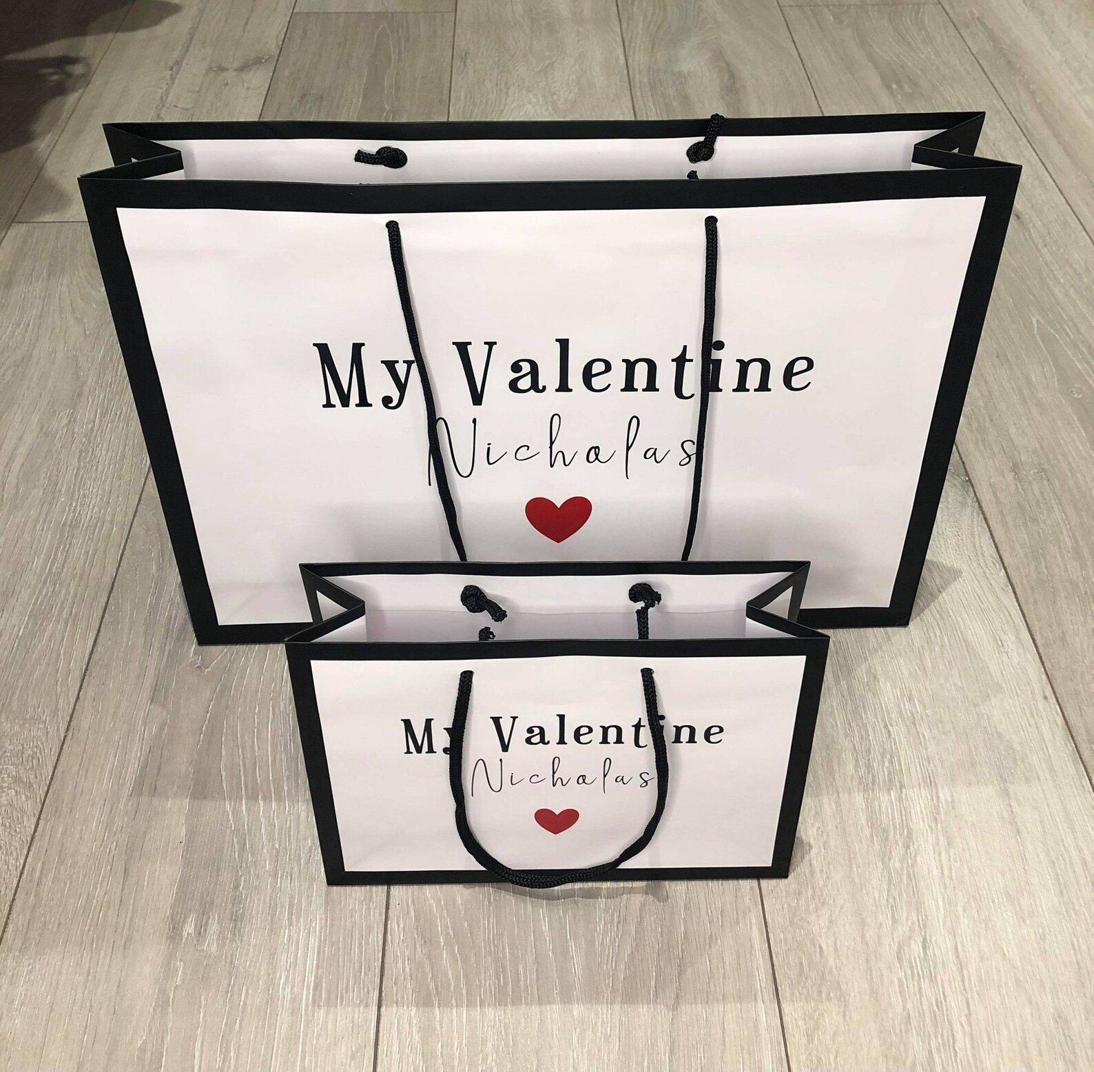 Personalised Valentines Gift Bag Etsy
