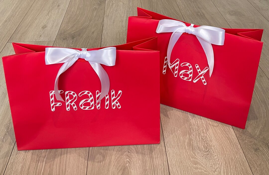 Personalised Christmas Gift Bag Christmas Eve Bag - Etsy UK