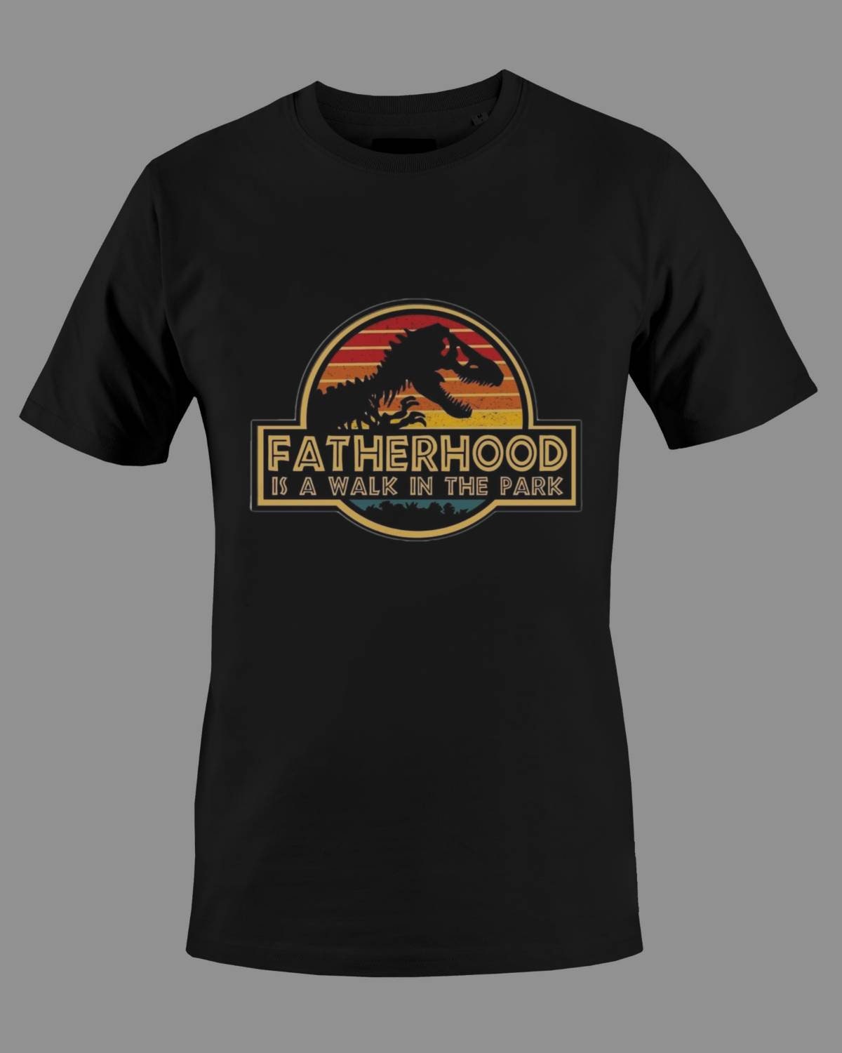 Fatherhood jurassic park shirt Clearance