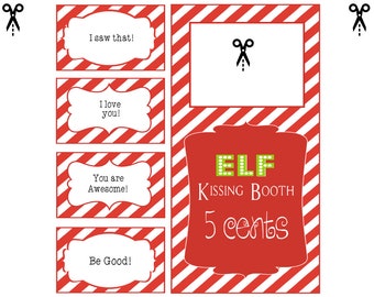 Elf Kissing Booth - Etsy