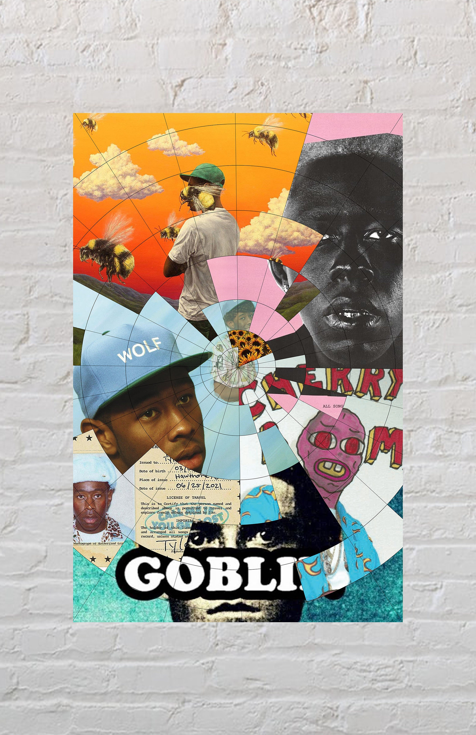 Tyler The Creator Fan Art Retro Aesthetic Wall Poster