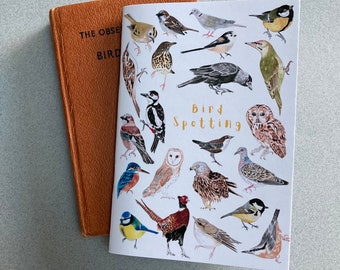 Birdwatching Journal Notebook SECONDS - Bird Identification Tick Book