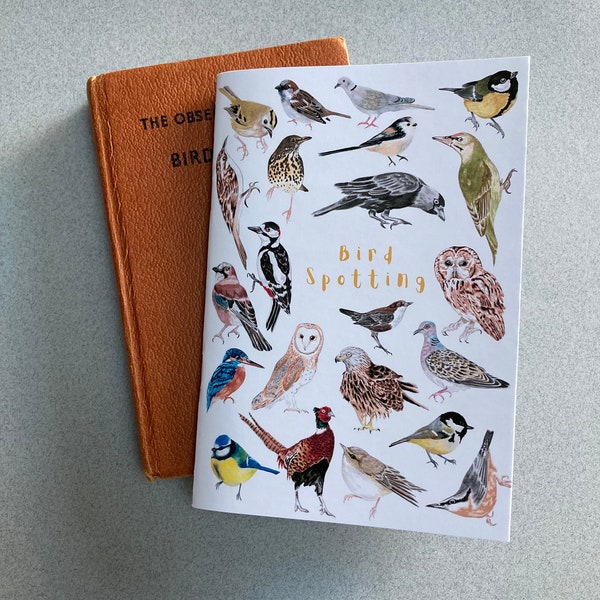 Birdwatching Journal Notebook SECONDS - Bird Identification Tick Book