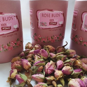 Food Grade A Damask Dried Rose Buds, Rose Tea Edible Rose Petals