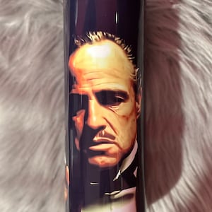 The Godfather Metal Tumbler with Reusable Straw 20oz