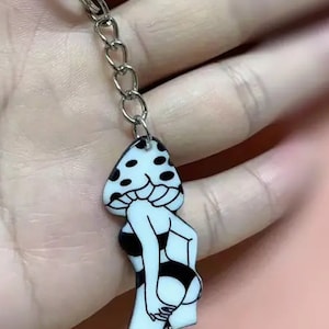 Sexxy Mushroom Keychain