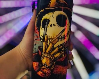 Alptraum vor Weihnachten Jack Skelligton / Freddy Krueger Metall Becher