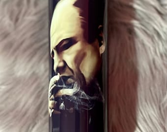 Tony Soprano Metal Tumbler with Reusable Straw 20oz