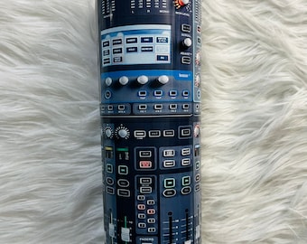 Mixer Console 20oz Metal Tumbler with Reusable Straw