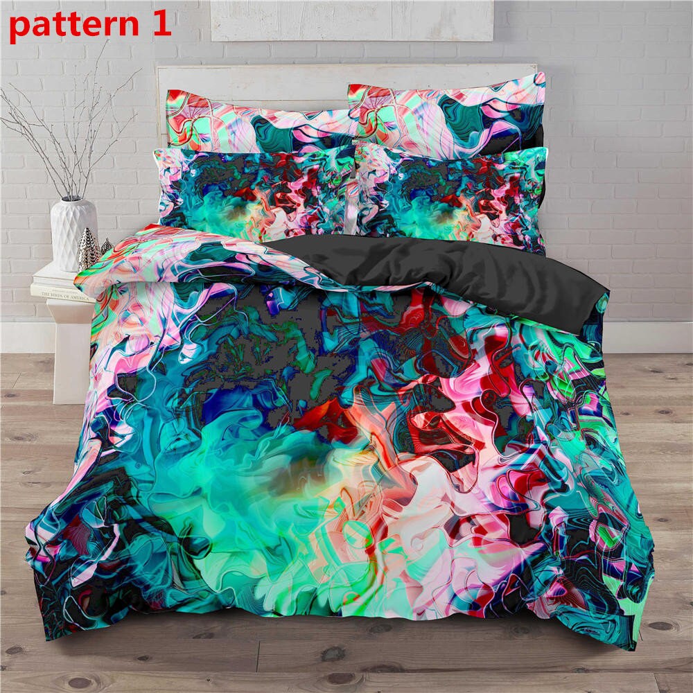 Abstract Marble Bedding Set Full Size for Girls Kids Teens Etsy